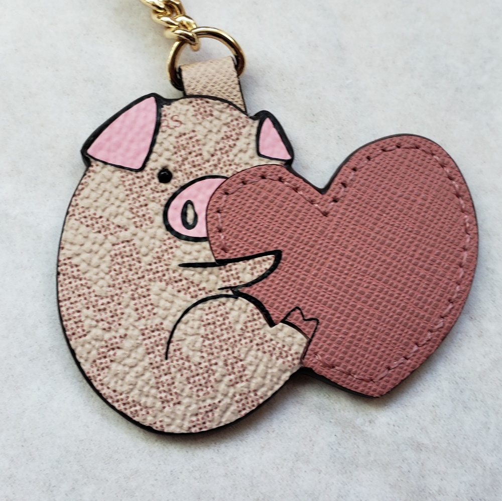Michael Kors CNY Year of the Pig Keychain NWT - Picture 3 of 6